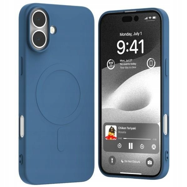 Mercury MagSafe Semi-Silicone iPhone 16Plus 6,7" niebieski /blue