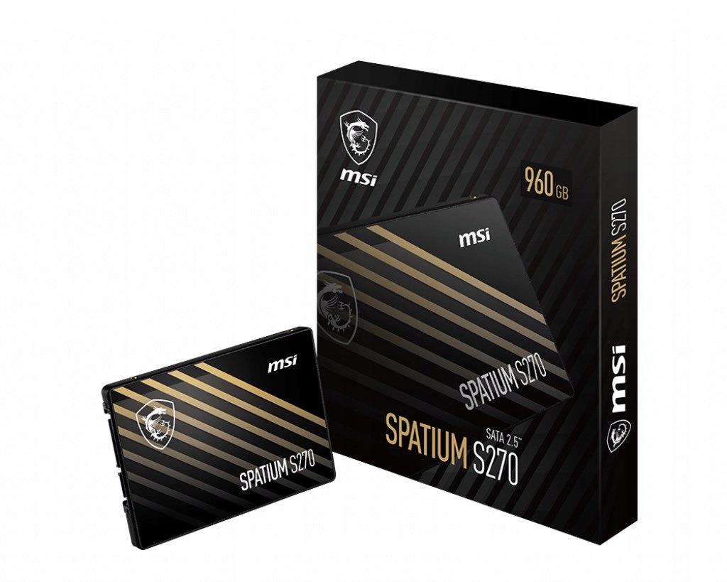Dysk Ssd Msi Spatium S270 240GB Sata 2.5" Wydajność i Szybkość
