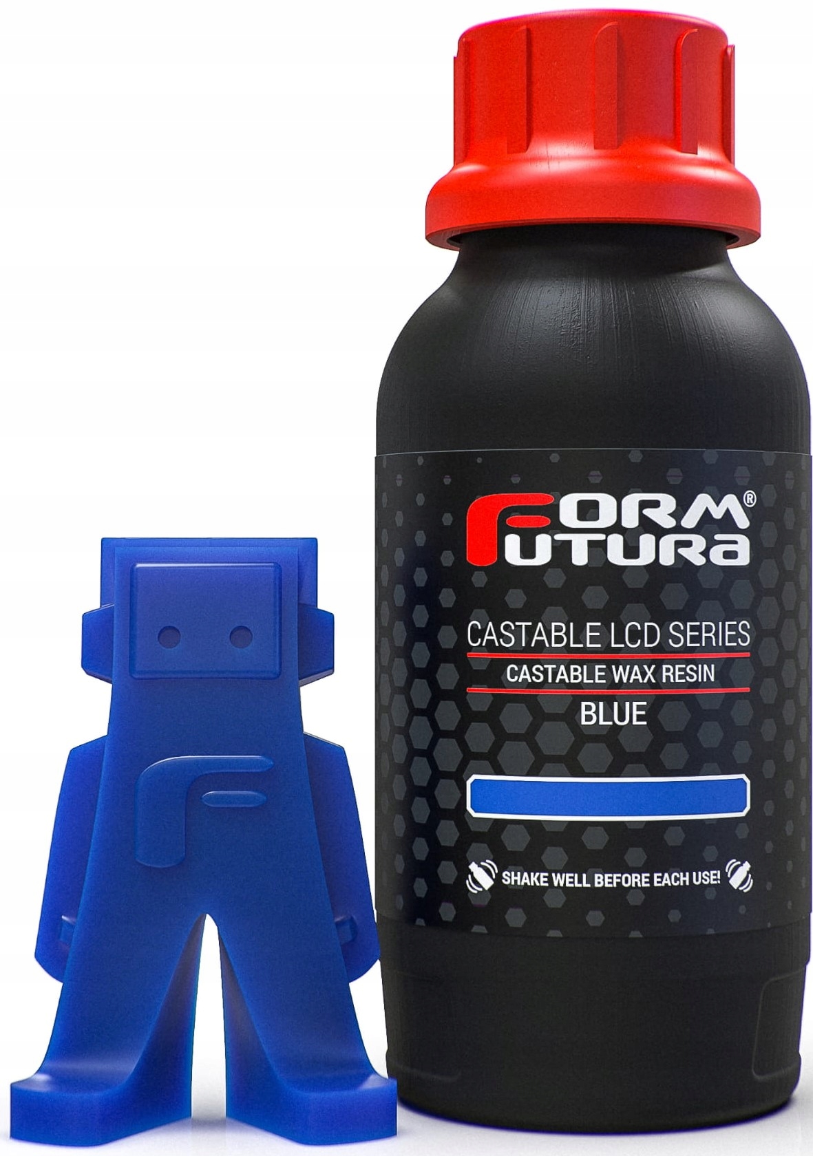 Żywica Uv FormFutura Castable Wax LCD Series Blue 0,1kg 0,1l Odlewnicza