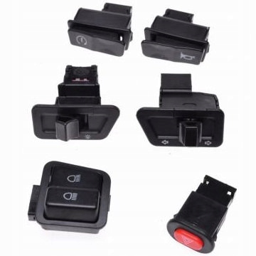 PRZEŁĄCZNIKI KIEROWNICY 6szt KPL skuter 125cc GY6 Numer katalogowy części 2000010027767