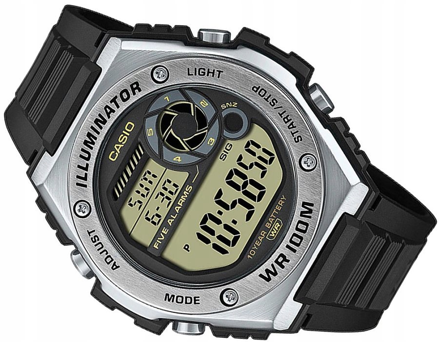 Sportovní Pánské Hodinky Casio MWD-100H-9A WR100 Box