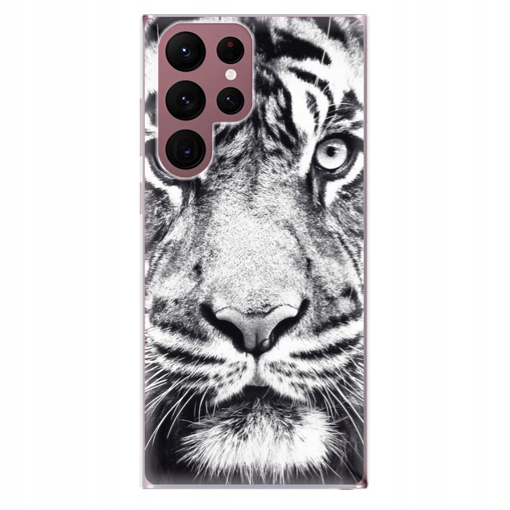 Silikonowe etui Tiger Face do Samsung Galaxy S22 Ultra 5G