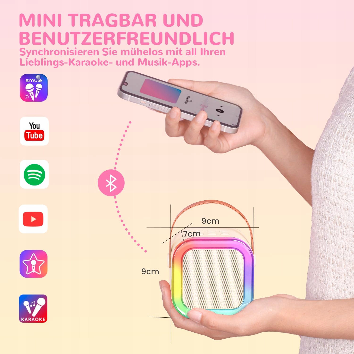 VTECH Karaoke Dla Dzieci Z 2 Mikrofonami, Prezent Dla Dziewczynek 3-12 Lat — miniatura 7