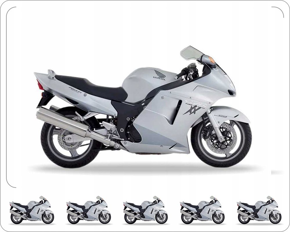 Samolepky Juula Pro Honda Cbr 1100 XX 2005 Stříbrné Grafitové