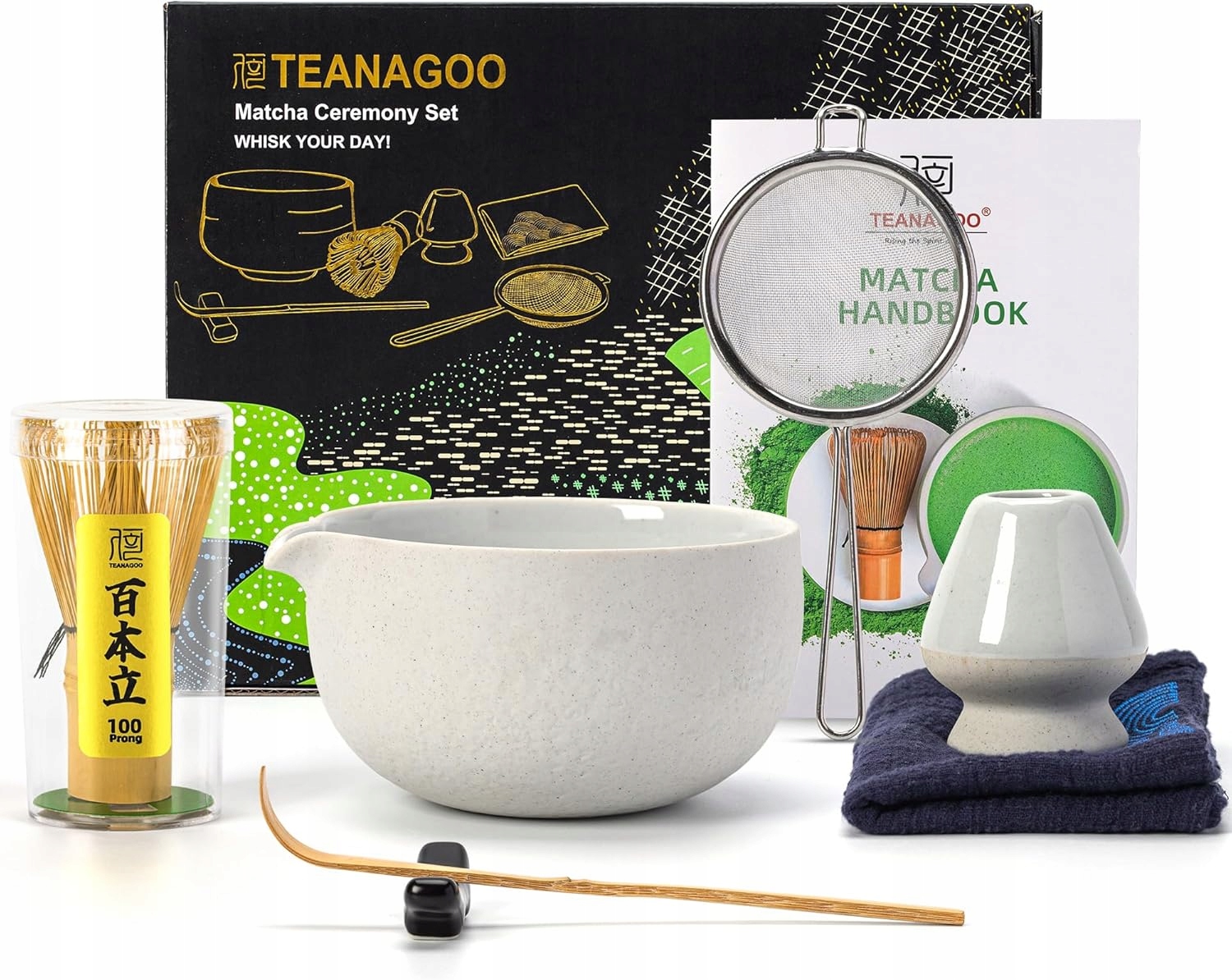 Sada Šlehacích Metliček Matcha Kompletní Dárek Pro Milovníka Matchy
