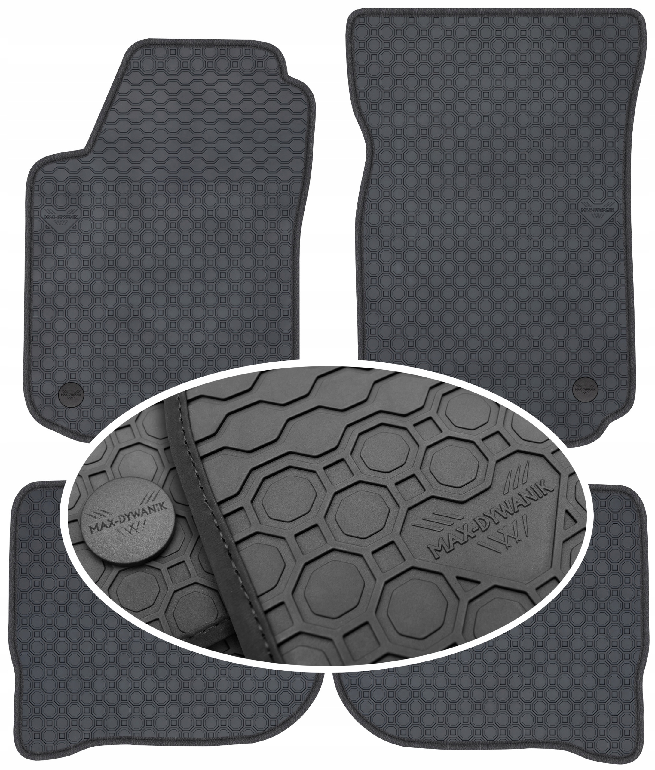 Audi A6 C4 Sd Kombi 1994-1997 Gumový koberec PrimeLiner čierny