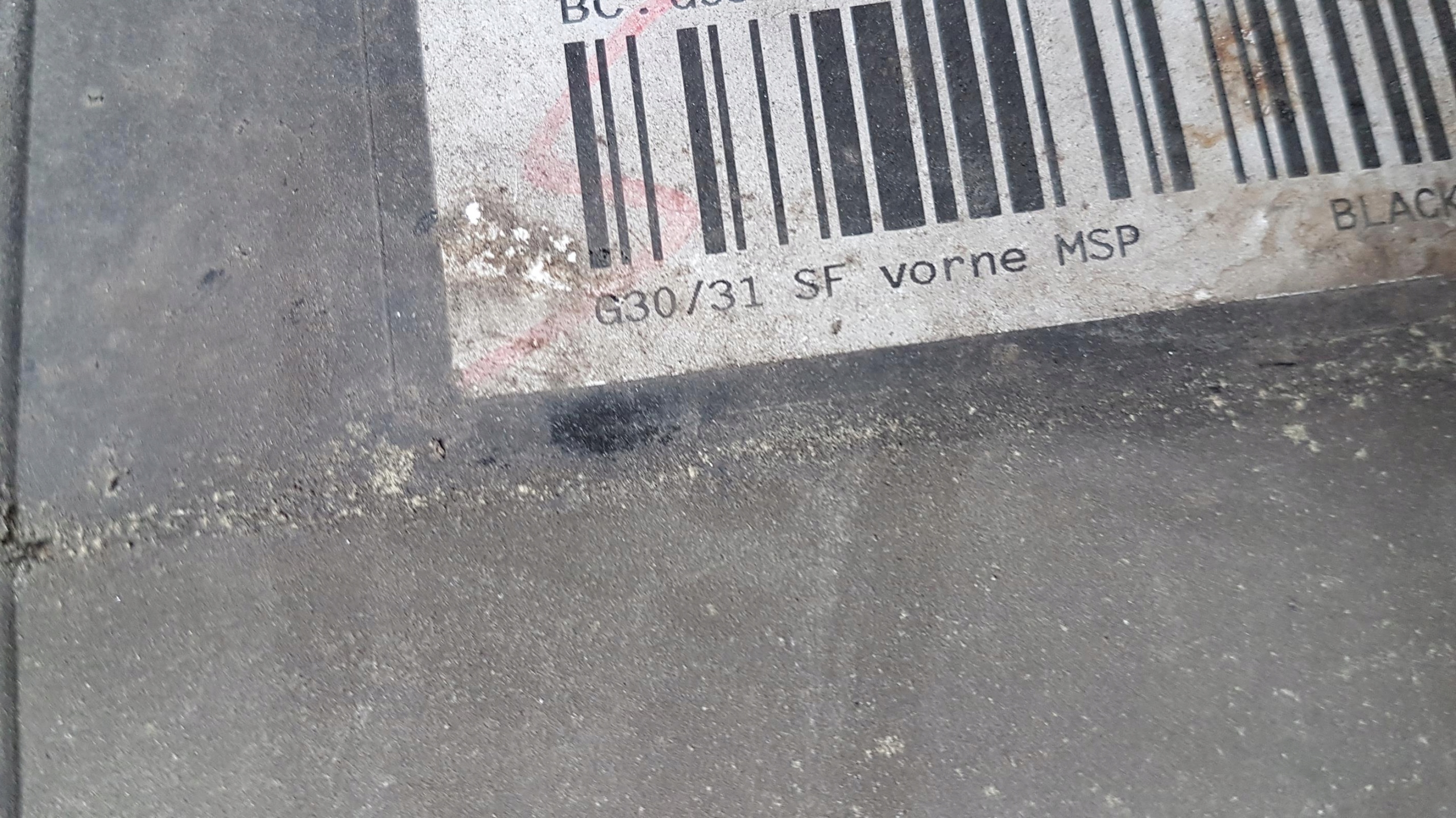 front bumper m-packet BMW SERIA 5 G30 G31 B-SAPHIRE
