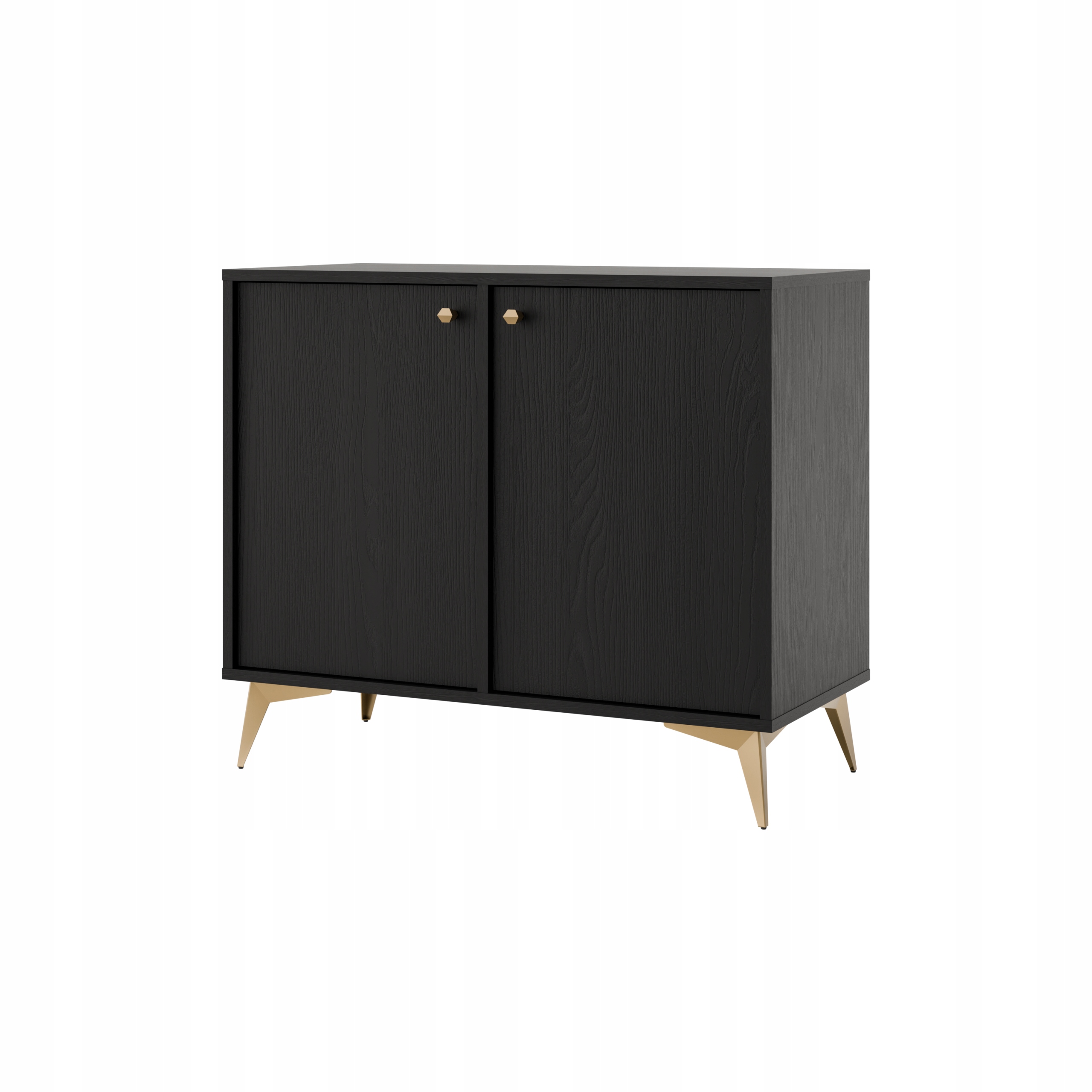 Komoda Torino 84 cm do obývacího pokoje Ložnice 2 Dvířka Grafit