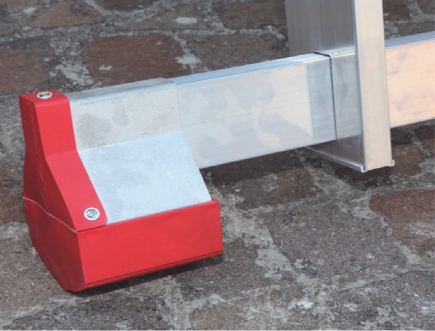 FARAONE DRABINA ALUMINIOWA 9 M 3X12 STOPNIE 8 CM Marka Faraone