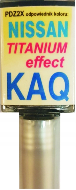 Nissan Kaq Titanium Lakier Samochodowy Zaprawka Do Rys 10 ML Arasystem
