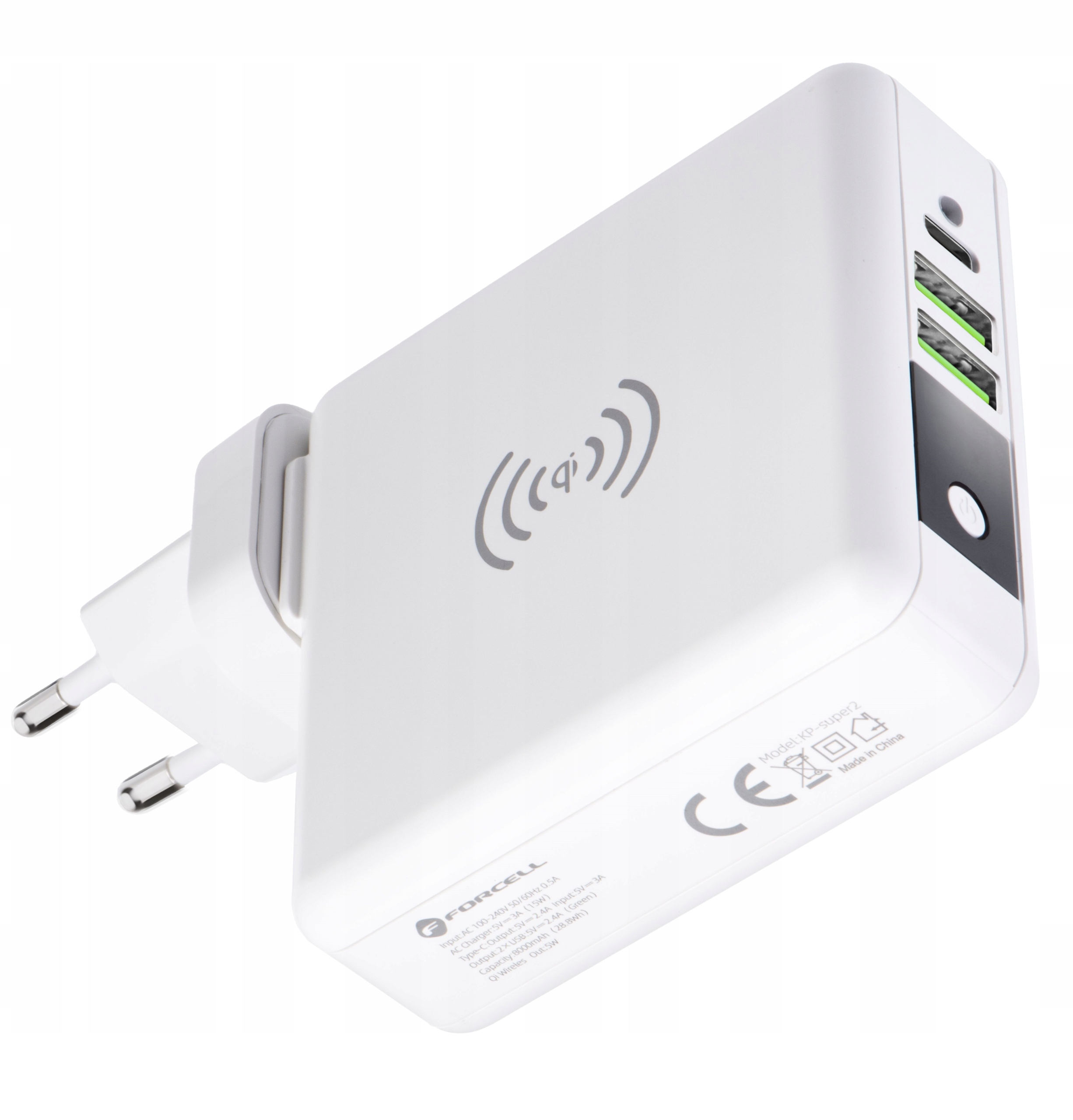 

Ładowarka 15W 4w1 Usb/usb-c |Power Bank 8000mAh