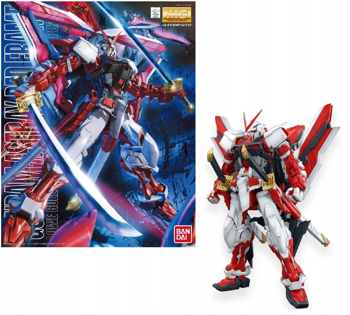 Bandai Gundam Astray Red Frame Revise Master Grade Gunpla model 18 cm