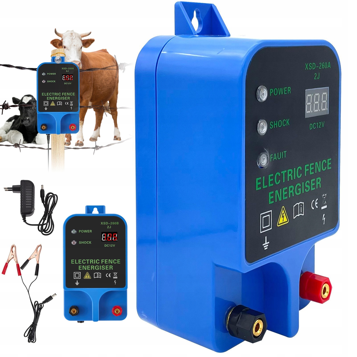 Profi Ogr. Elektr. 10KM 1,5-3J: IP54 Pro Kuřata, Sady, Lovecké Obrny