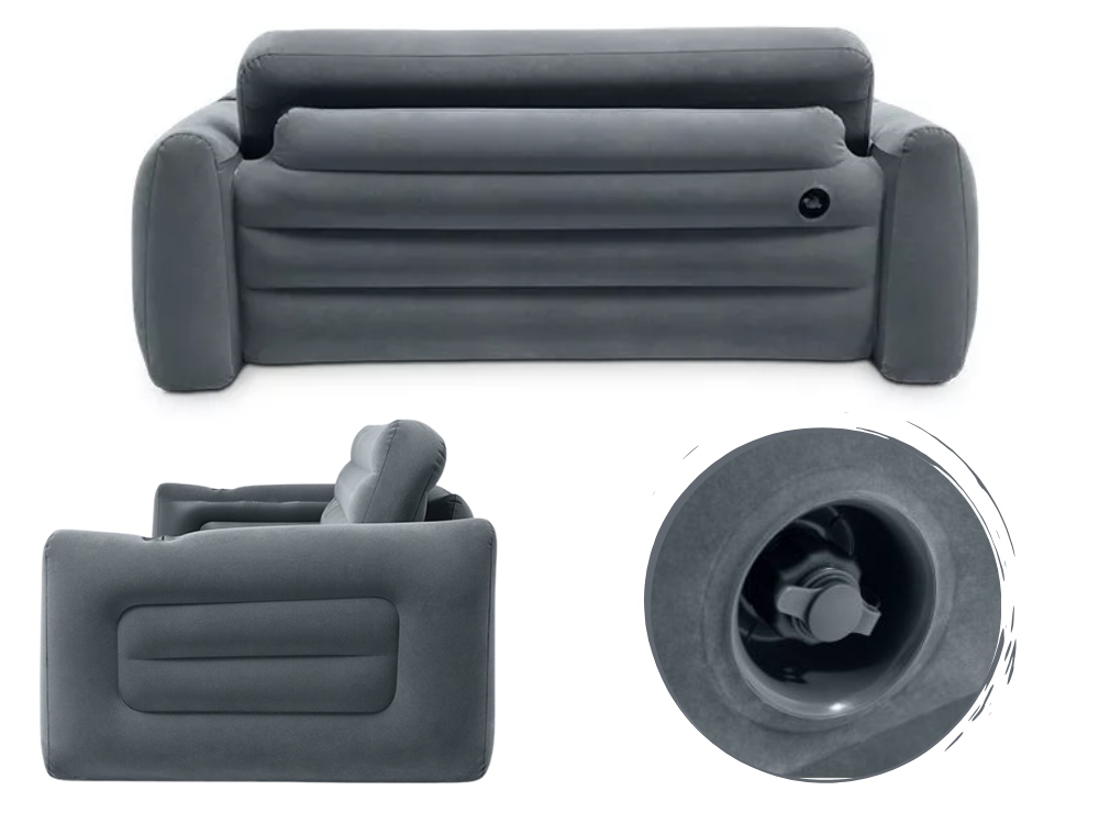 Materac Dmuchany Łóżko Sofa 2W1 Intex z Pompką NEW Marka Intex