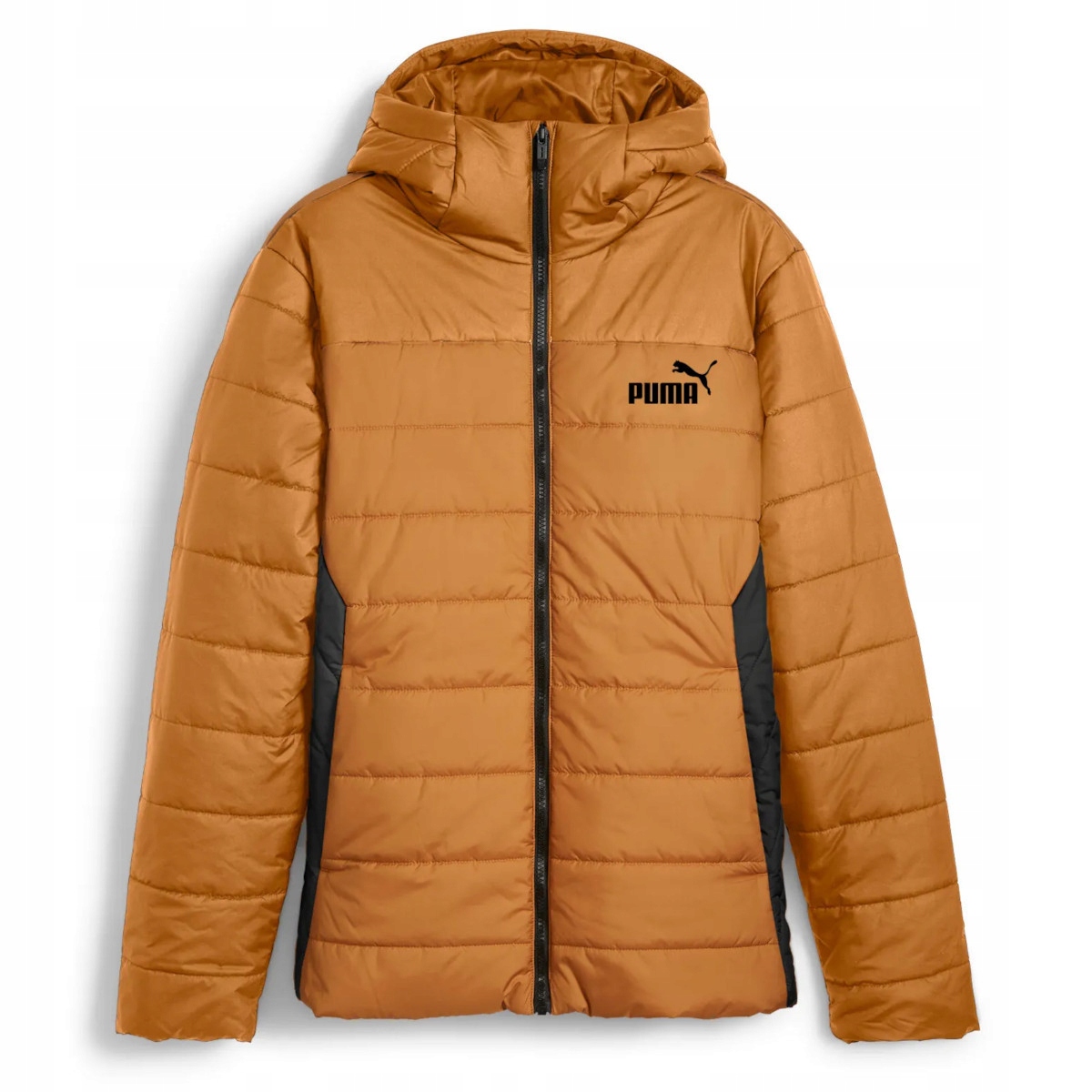 Pánská bunda Puma 84893864 Ess Hooded Padded Jkt Hnědá M