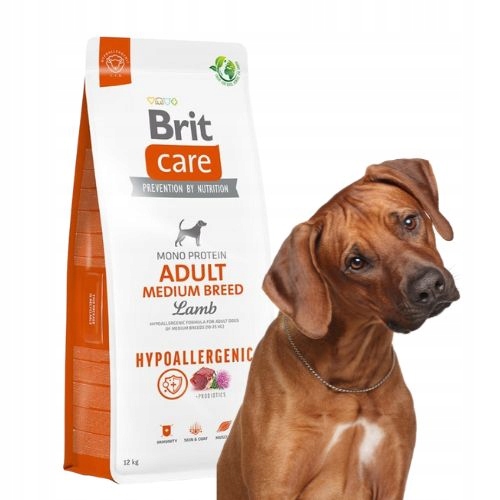Brit Care Dog Hypoallergenic Adult Medium Lamb 12kg Sucha karma dla psa