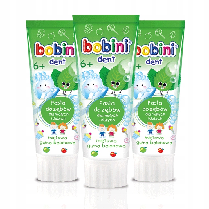 

Bobini Junior Pasta do Zębów dla Dzieci 6+ 3x75ml