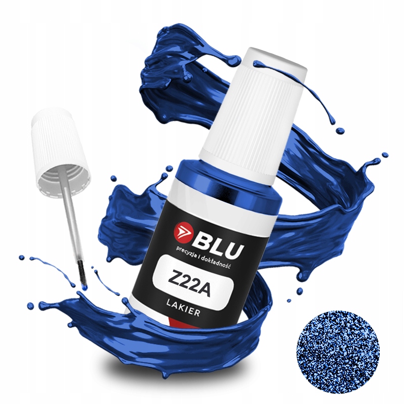 Lakier zaprawka samochodowa Z22A niebieski geuwaterworld do Opel 20ml Blu