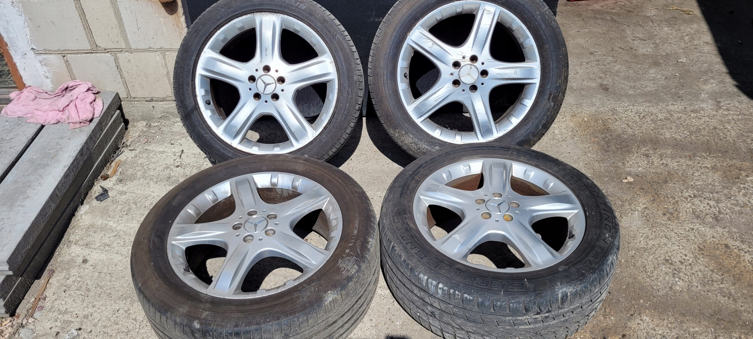 MERCEDES ML В 164 ЛИТІ ДИСКИ 19 ШИНИ КОЛЕСА 19 ПРОСТО