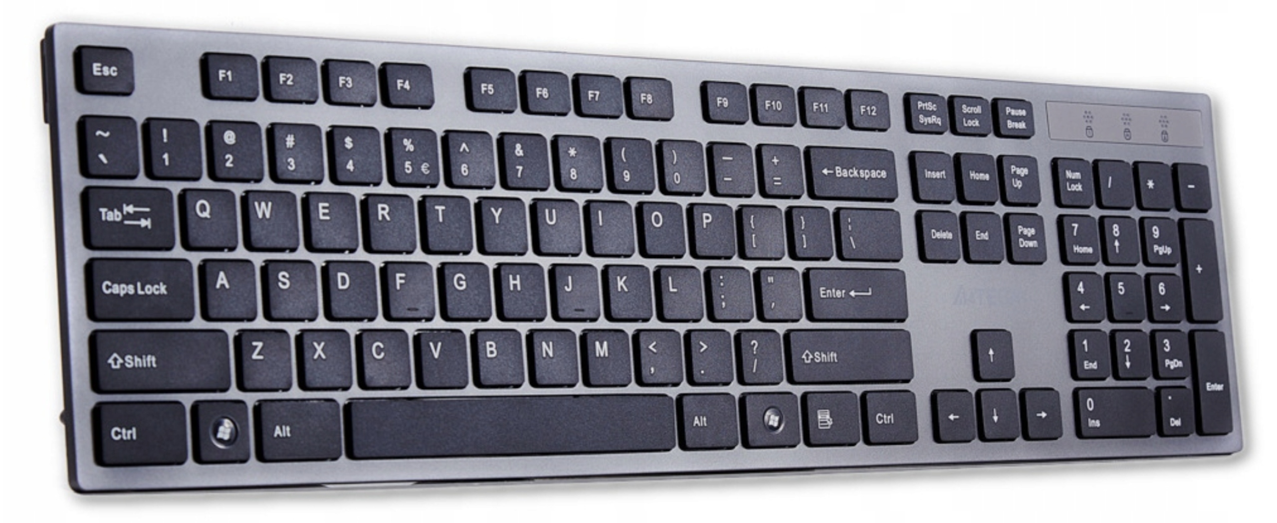 PŁASKA WYSPOWA KLAWIATURA A4TECH MIĘKKIE NISKIE KLAWISZE + 2x HUB USB Producent A4Tech