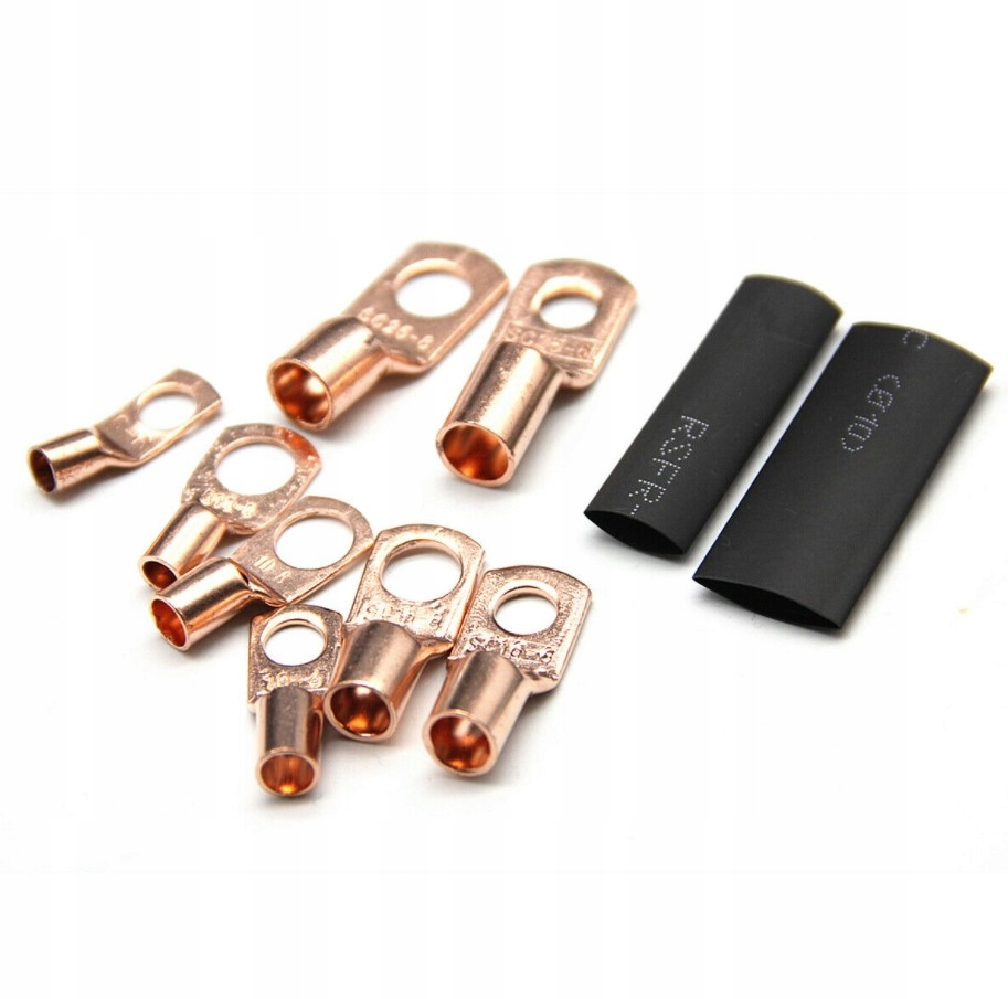 ZLACZKA ZACISKANA Z OCZKIEM MIEDZIANA 260 KPL