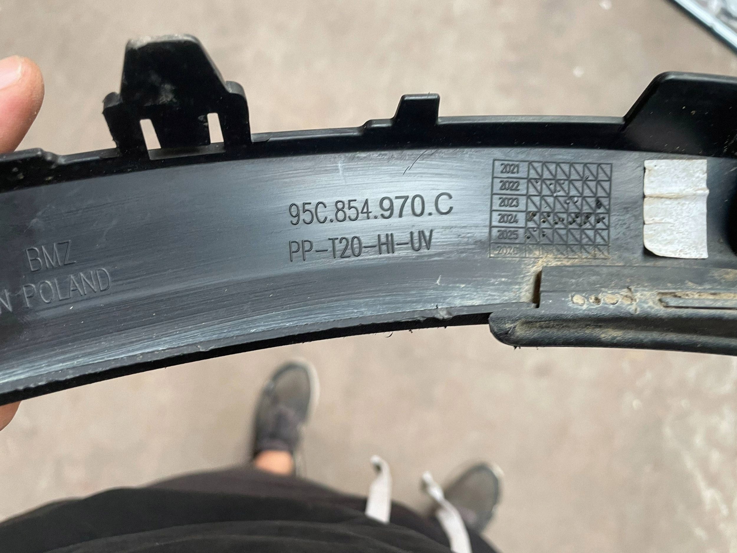 cap NADKOLA right rear part PORSCHE MACAN (95C) 95C854970C @M