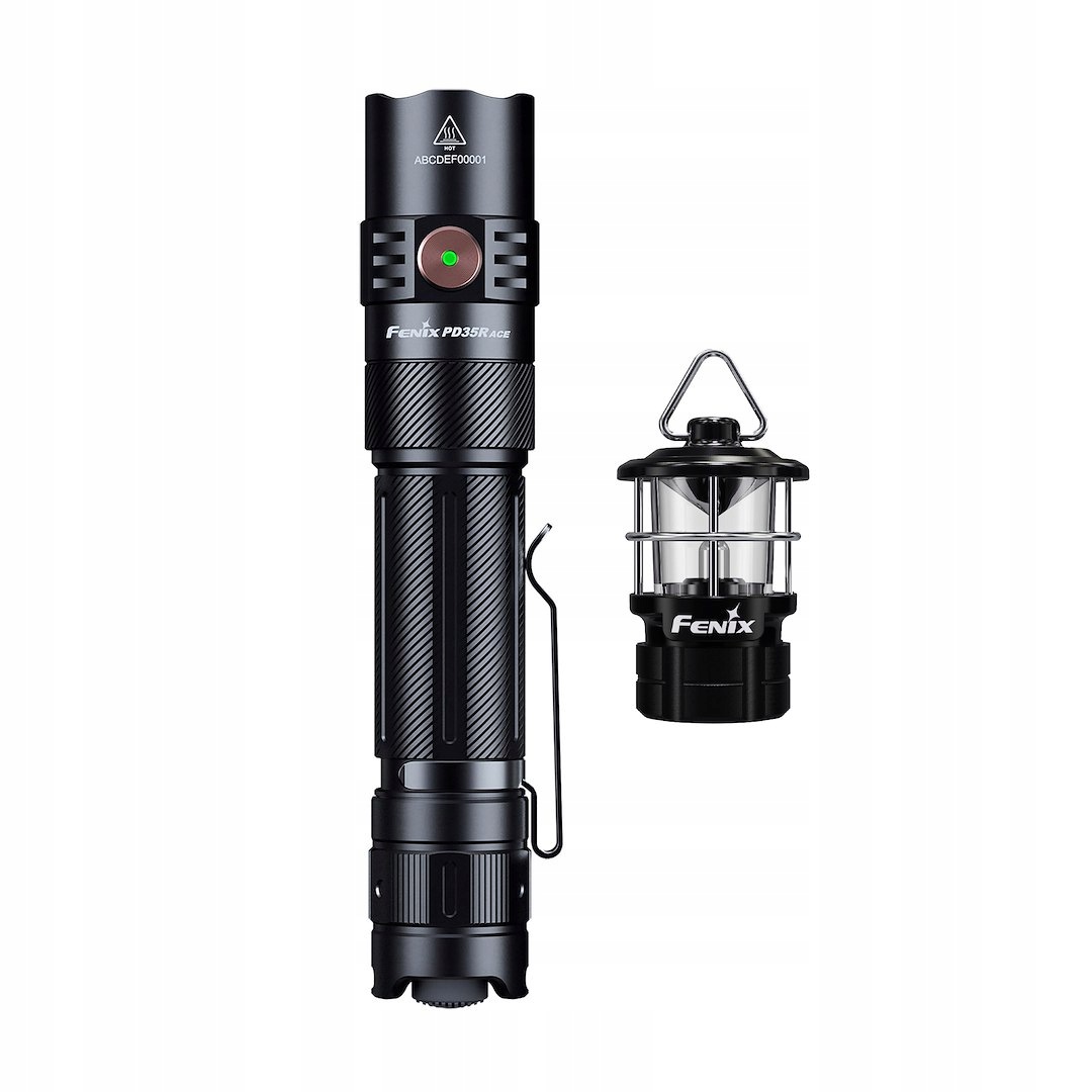 Fenix PD35R Ace taktická Led svítilna 2000 lm Usb-c s akumulátorem a mini baterií