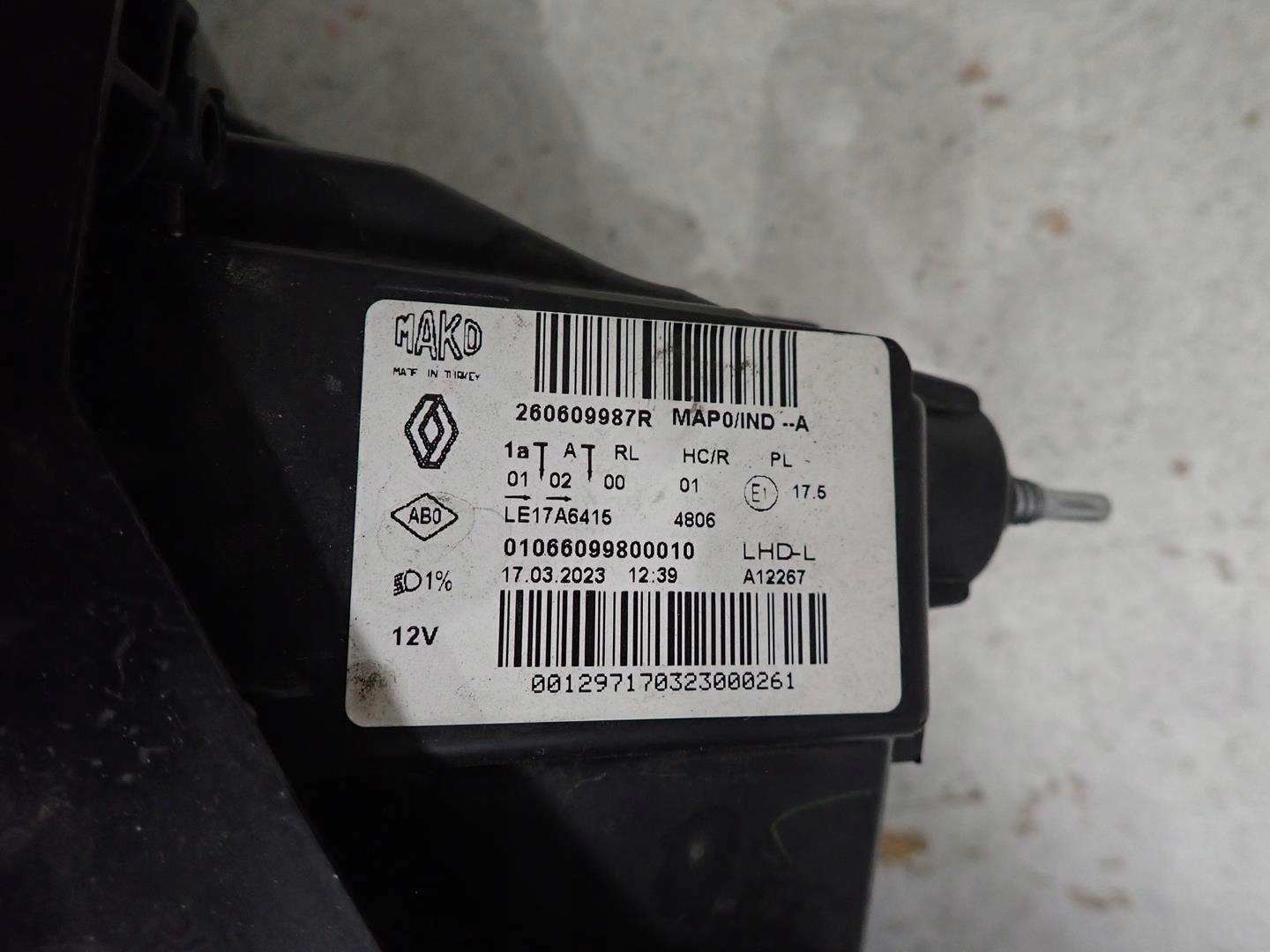 light front front left RENAULT CLIO V 2019- FULL LED 260609987
