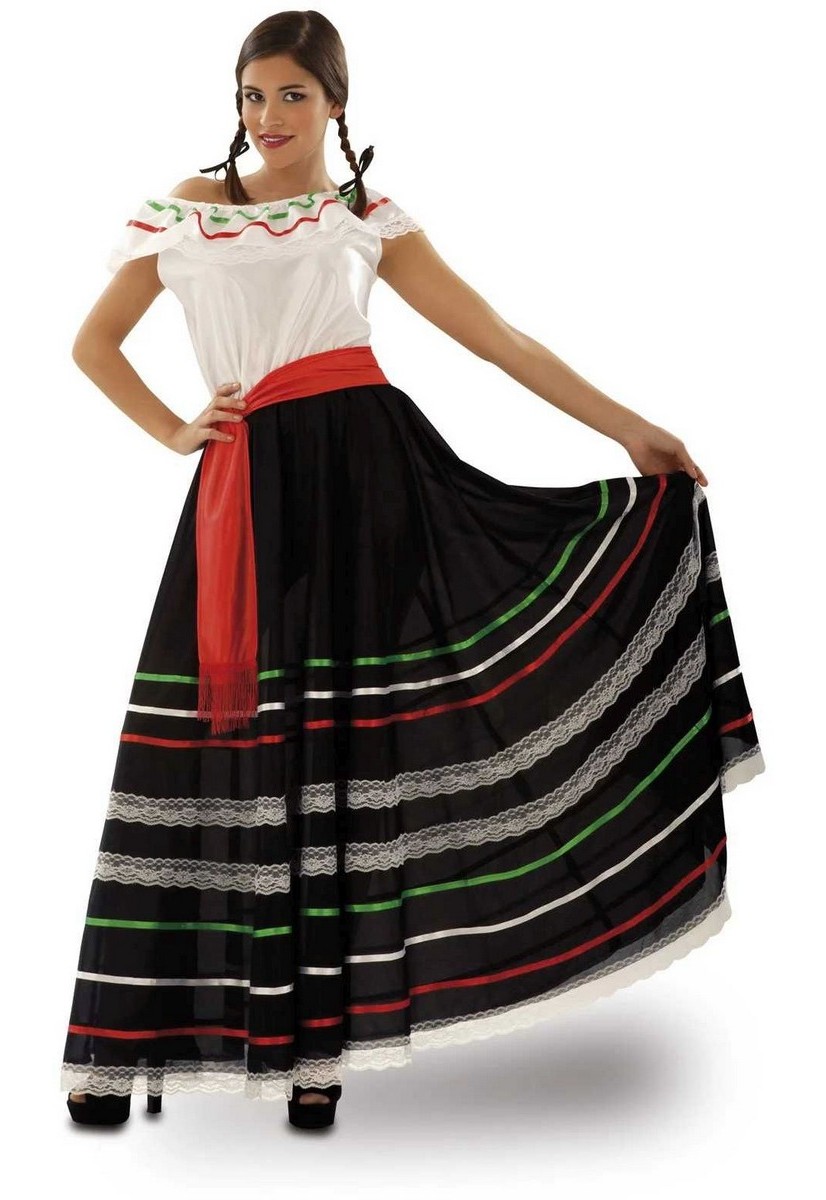 Kostým Mexičanky Převlek Seniority Kostým M/L