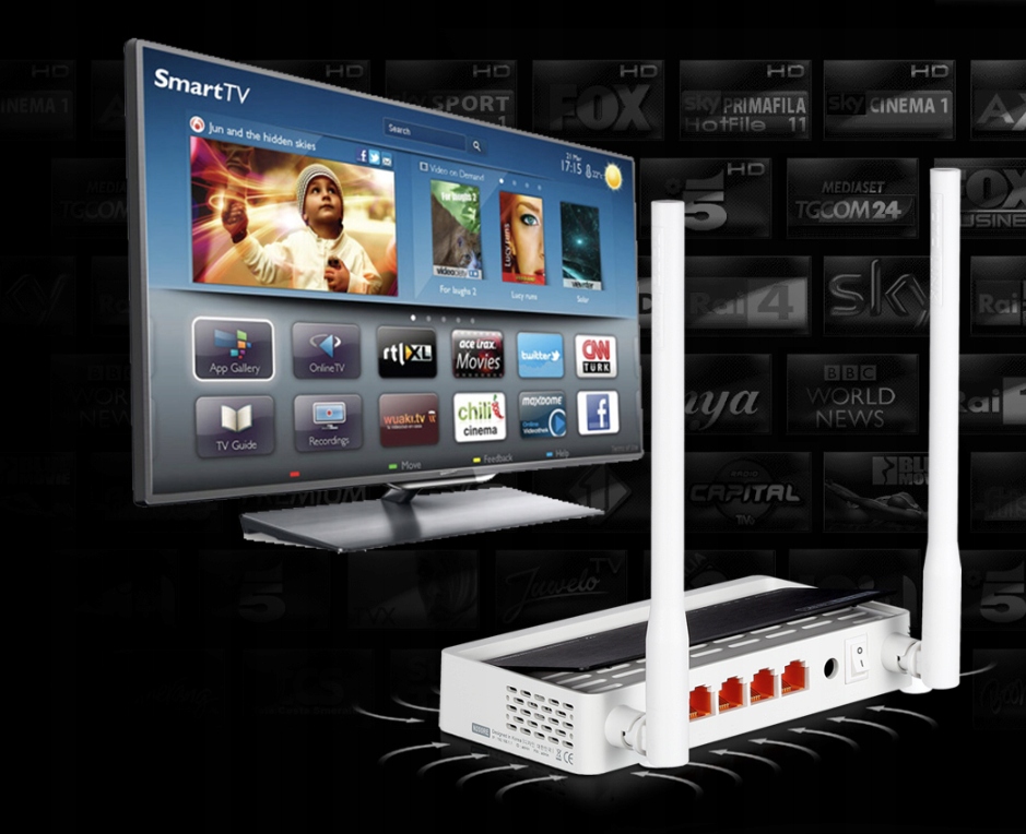 Router WiFi Totolink N300RT 2,4GHz 5x RJ45 2x 5dBi ROZDZIELACZ SYGNAŁU Kod producenta N300RT