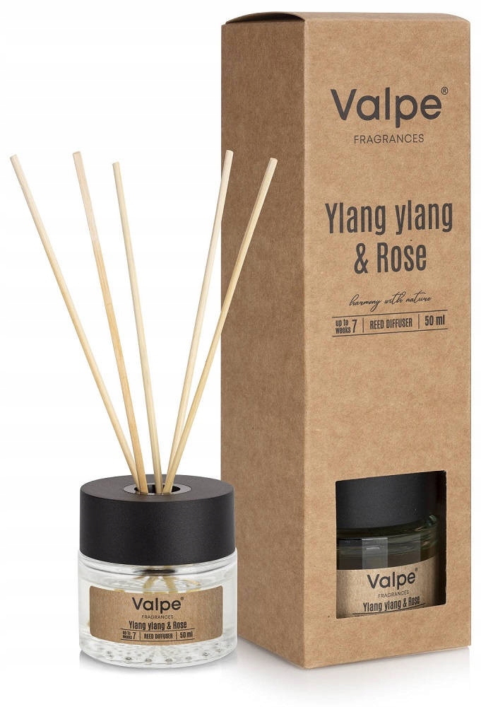 Dyfuzor zapachowy do biura YLANG YLANG & RÓŻA 50 ml 7 tyg. Valpe