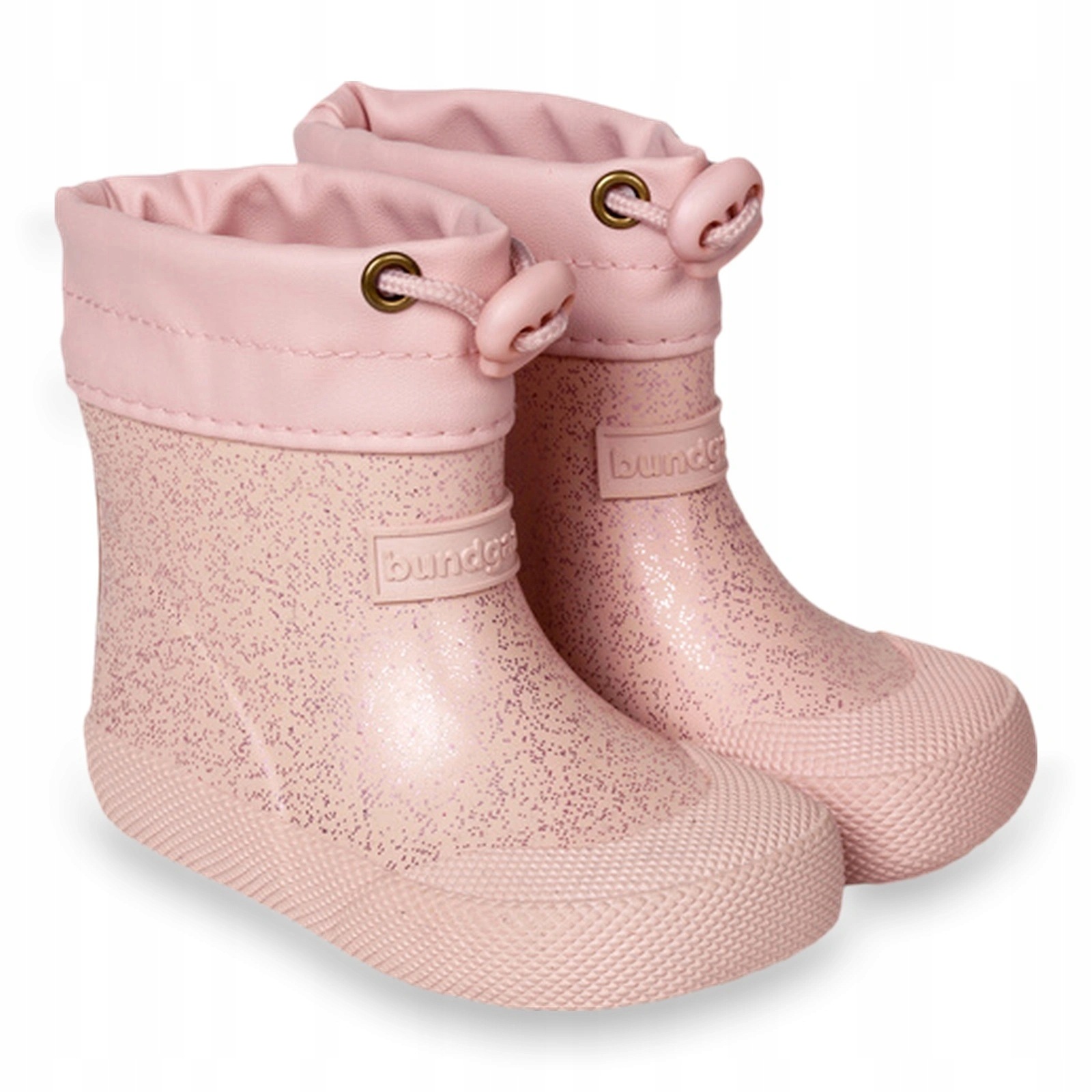 Kalosze Dziecięce Barefoot Bundgaard Cover Old Rose Sparkle R.19