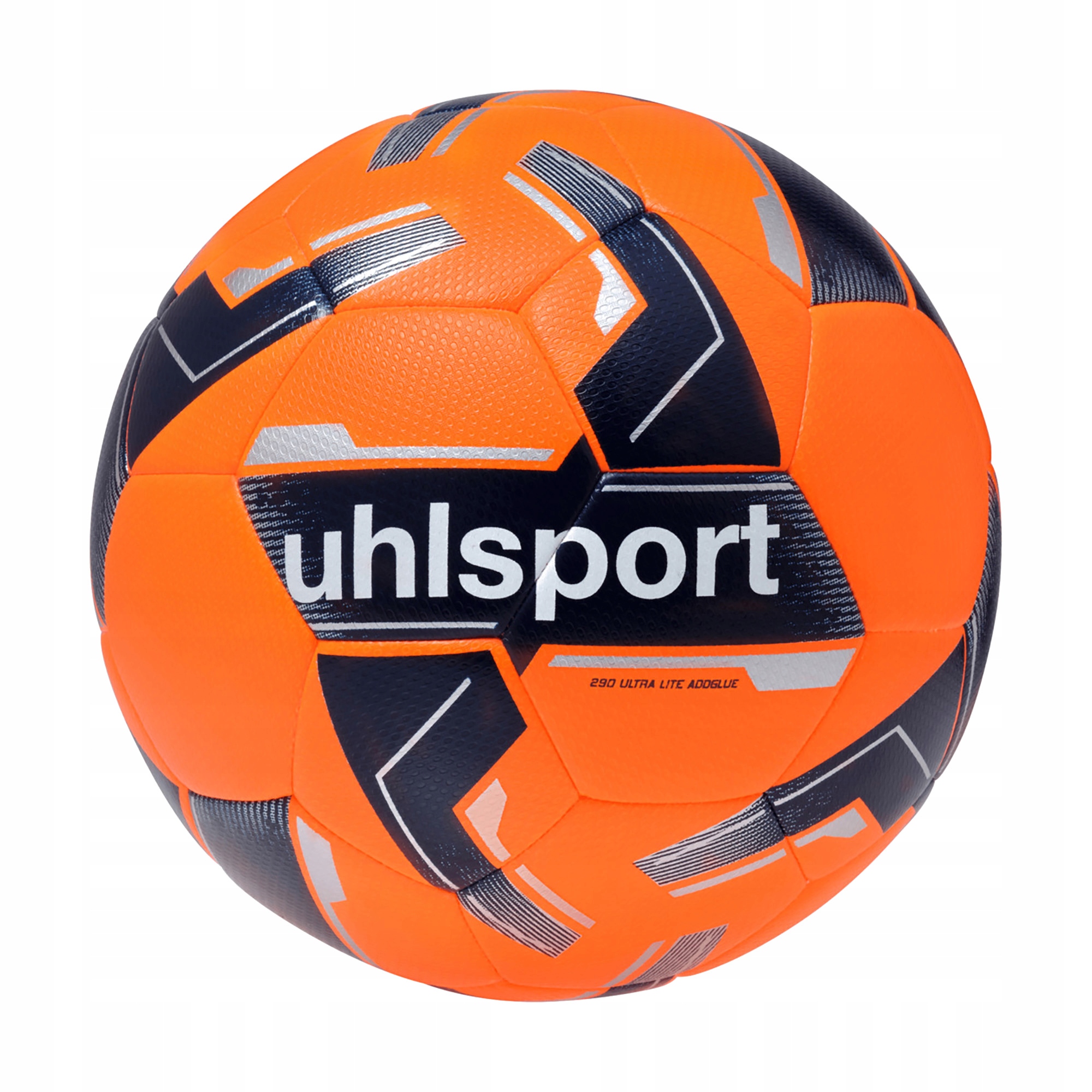 Piłka do piłki nożnej uhlsport 290 Ultra Lite Addglue fluo orange/marine/5