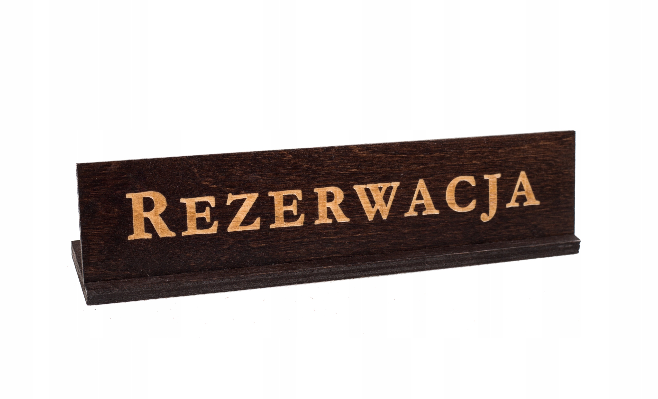 

Rezerwacja Drewniana Tabliczka brąz Onlywood