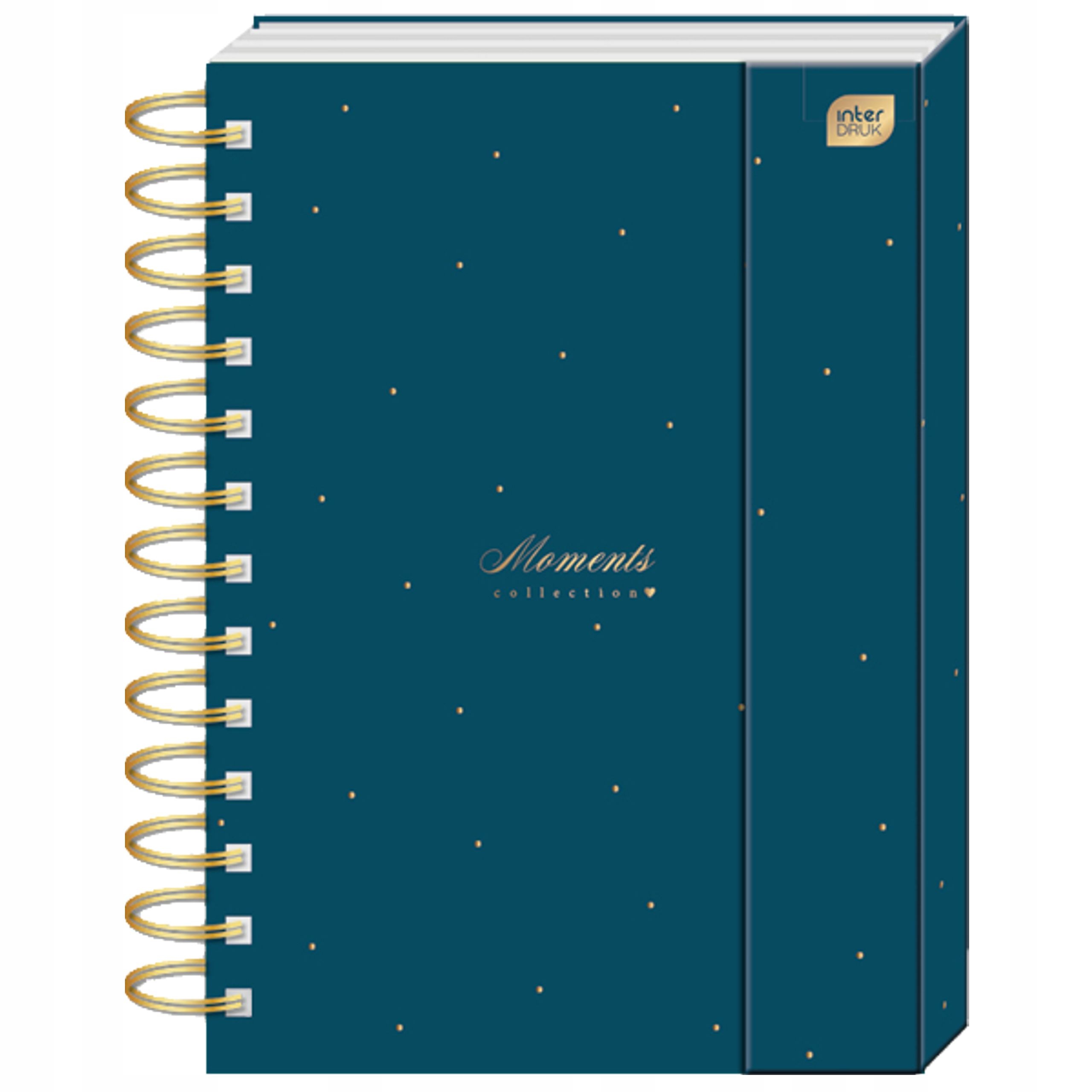 Fotoalbum B5 na spirále s magnetickým uzávěrem, tmavě modré