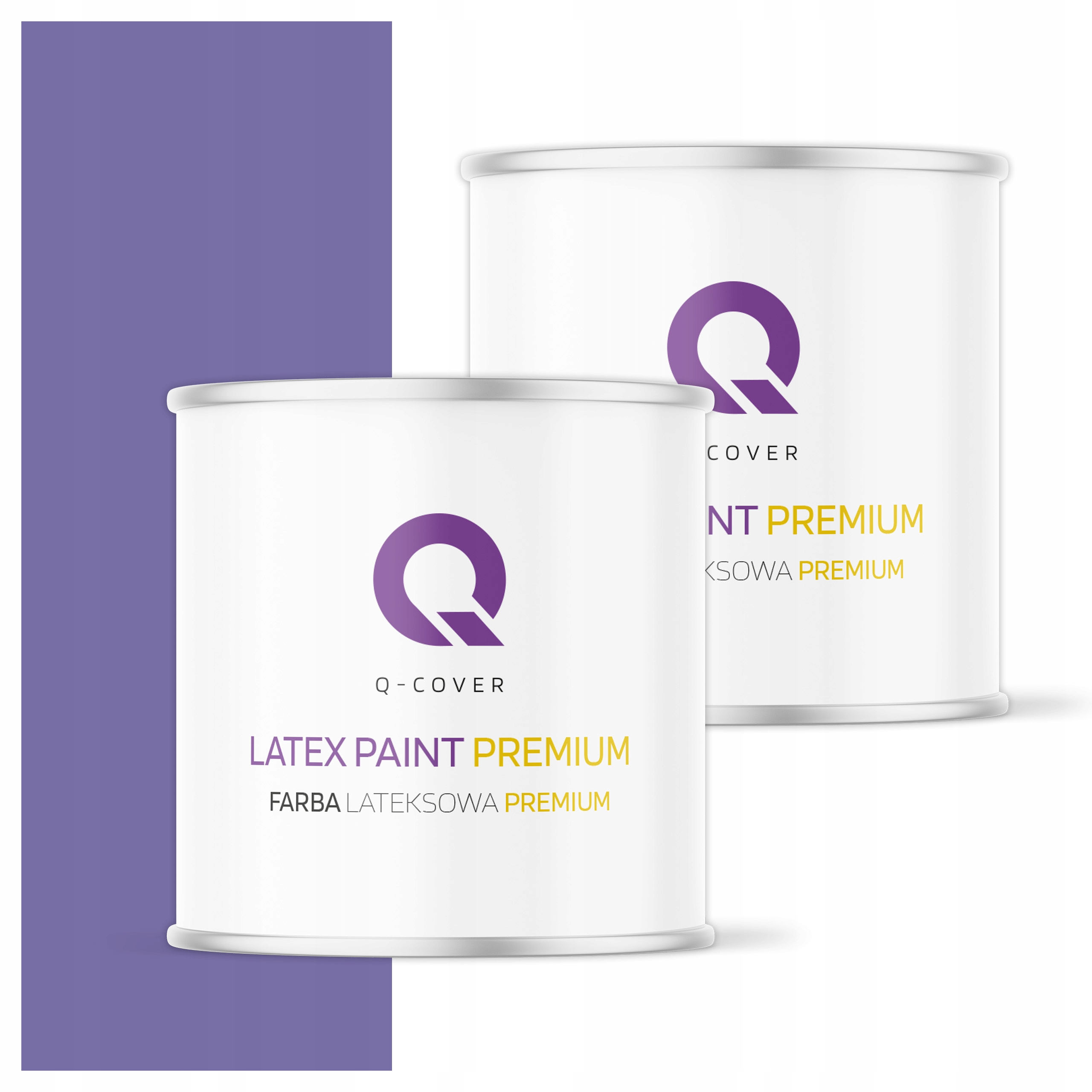 Umývateľná farba na steny stropov 2L Hlboká matná slivková H2618