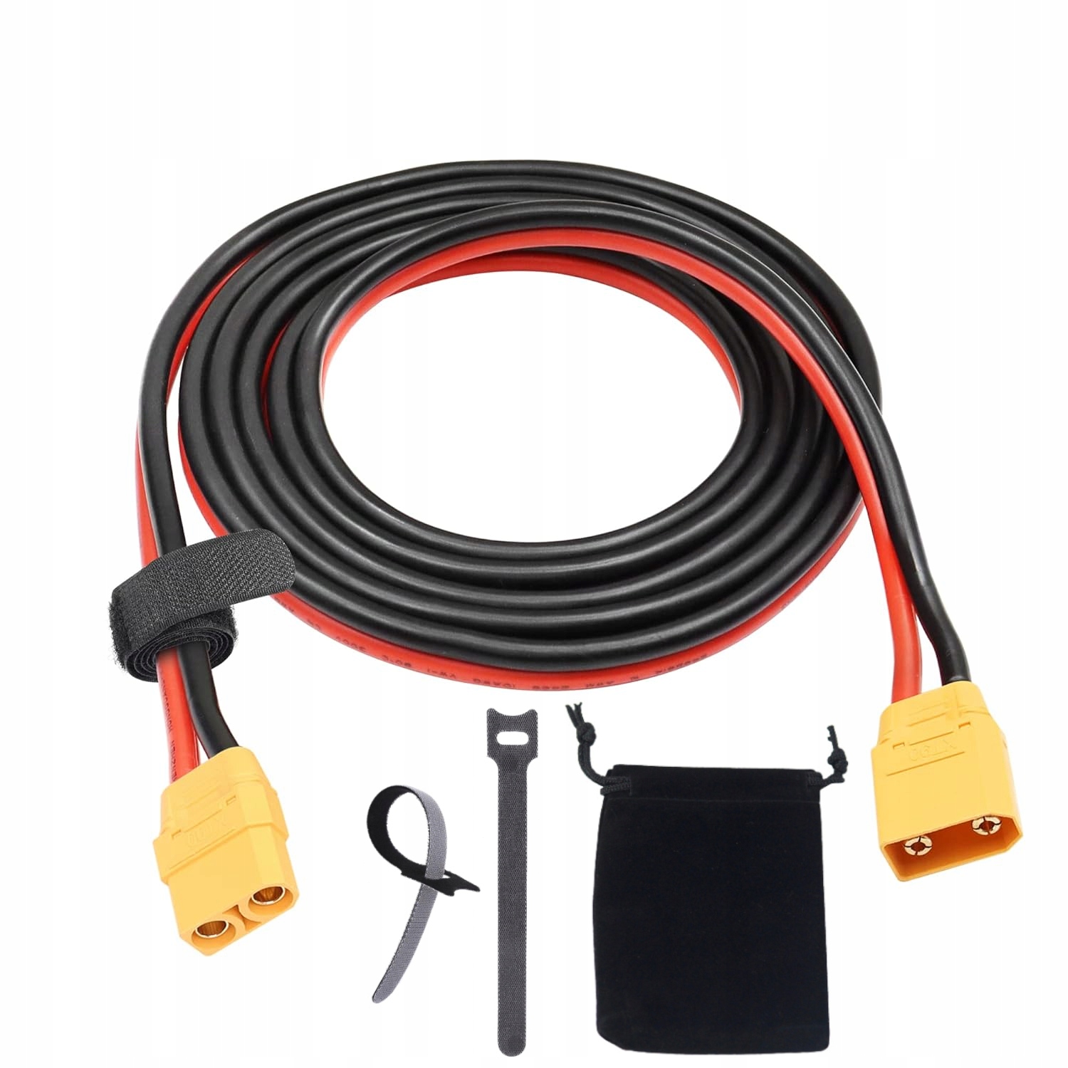 Prodlužovací kabel XT90 silikonový kabel 12AWG konektor Amass premium 88A 1,5m