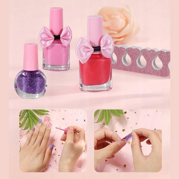 KOSMETYKI DO MALOWANIA MAKIJAŻU PAZNOKCI DLA DZIECI KUFEREK SYRENKA ZESTAW Certyfikaty, opinie, atesty CE EN 71