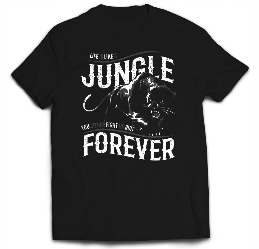 

Tshirt Pantera dżungla kot drapieżnik jungle 3XL