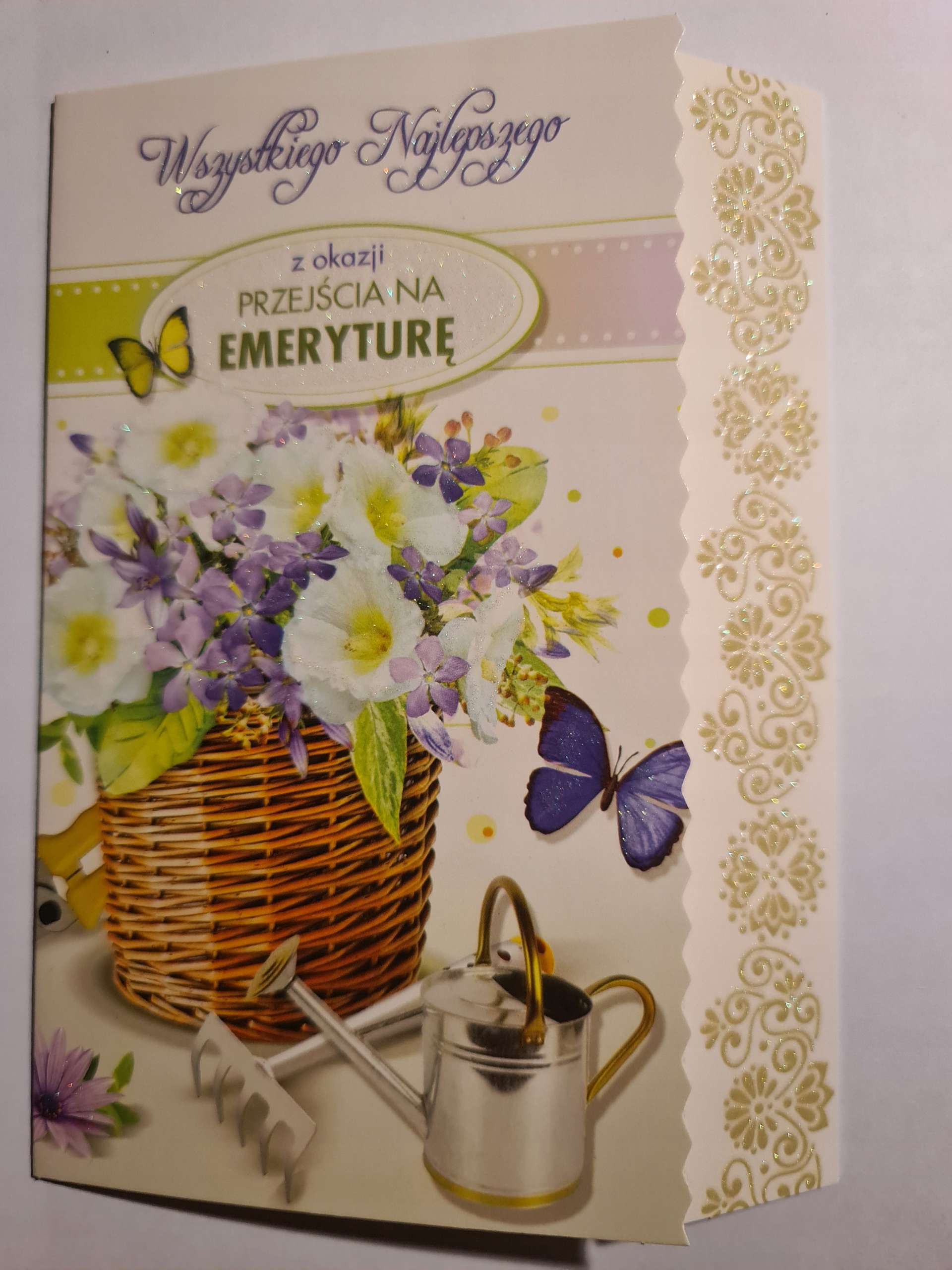 

kartka Z Okazji Przejścia Na EMERYTURę Emerytura