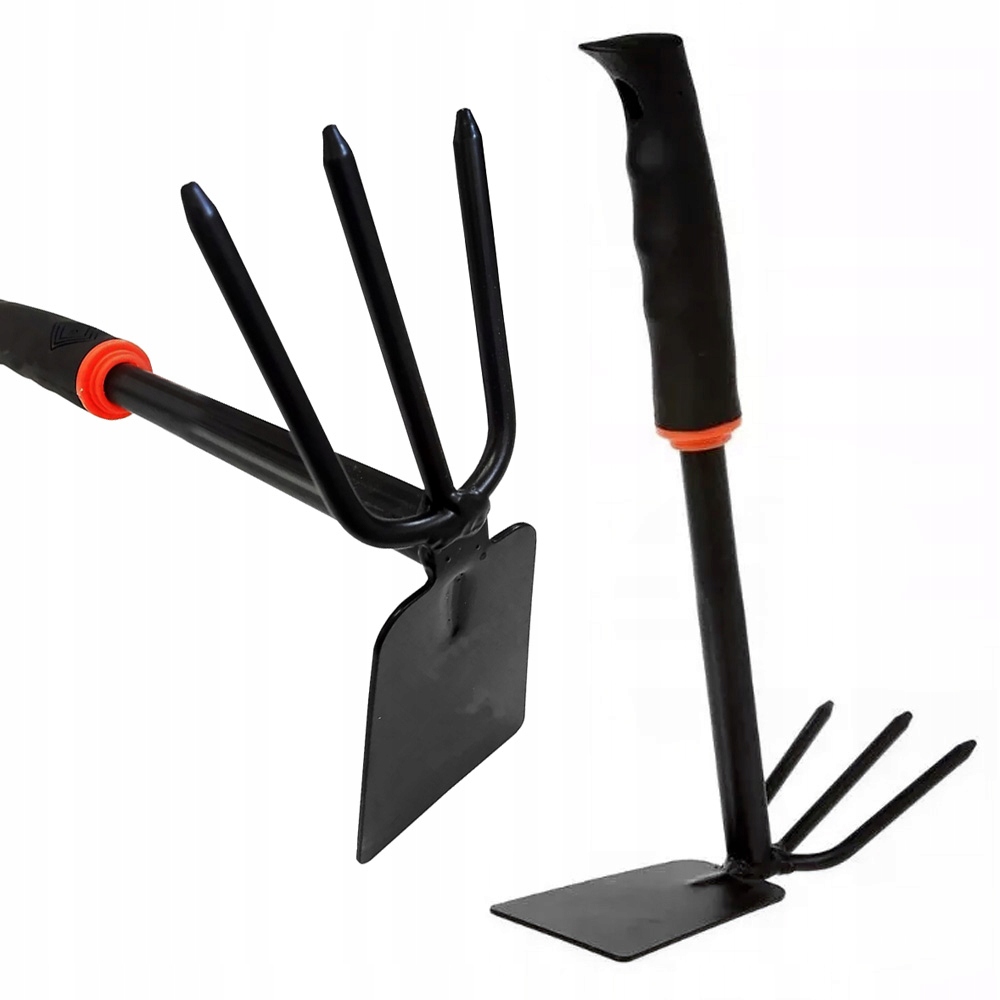

Dwustronna Mała Motyka Ogrodowa Z Pazurkami 28CM