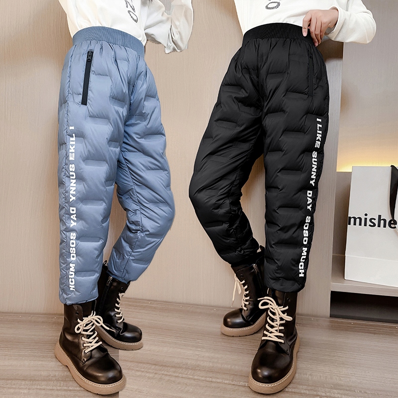 CIEPŁE GRUBE SPODNIE DRESOWE OCIEPLANE JOGGERY zimowe pikowane dziecięce Fason proste