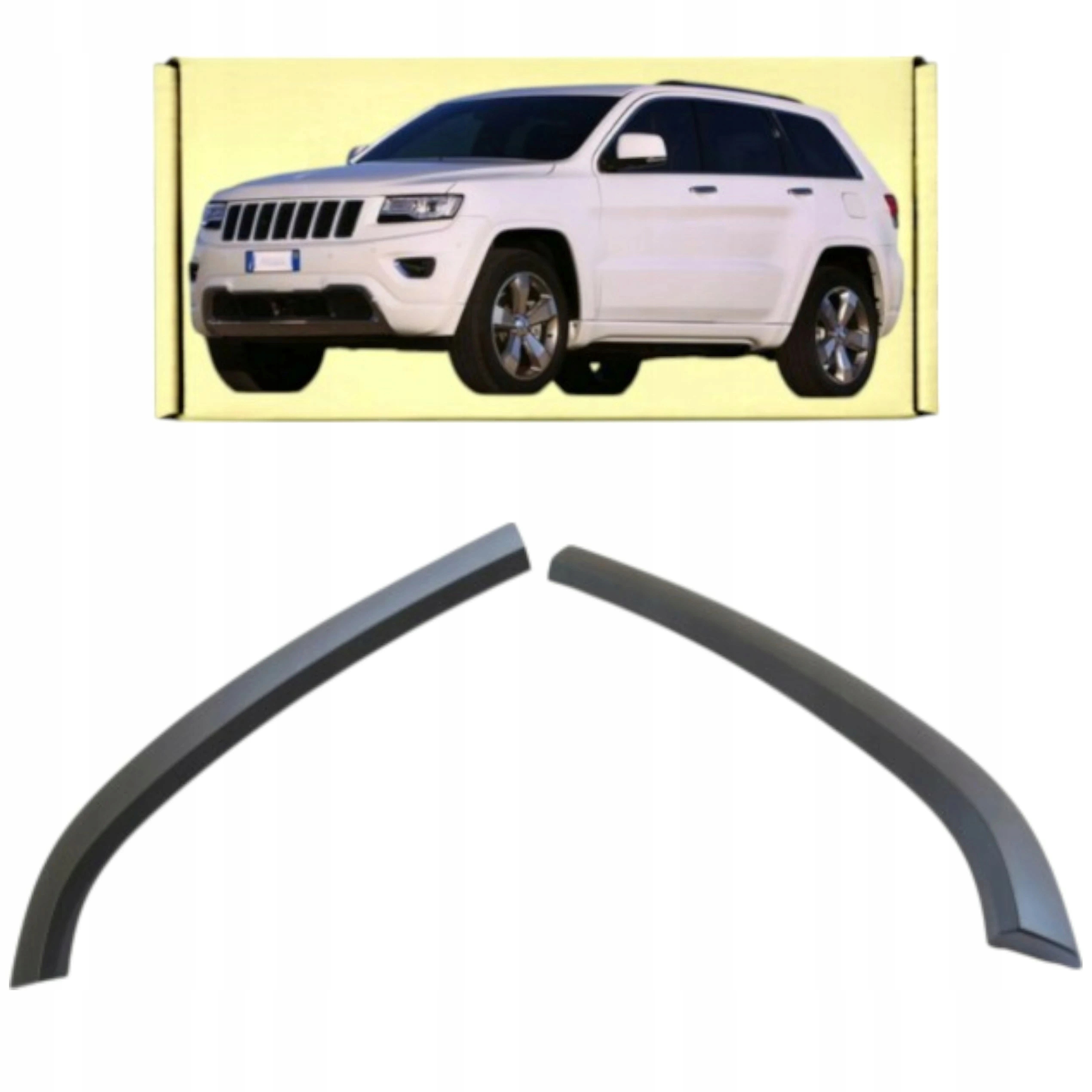 Lišta lem blatníka Zadní Pravá Levá Komplet Jeep Cherokee WK2 2017-