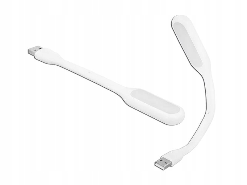 

Lampka Led Usb gumowa biała do komputera laptopa