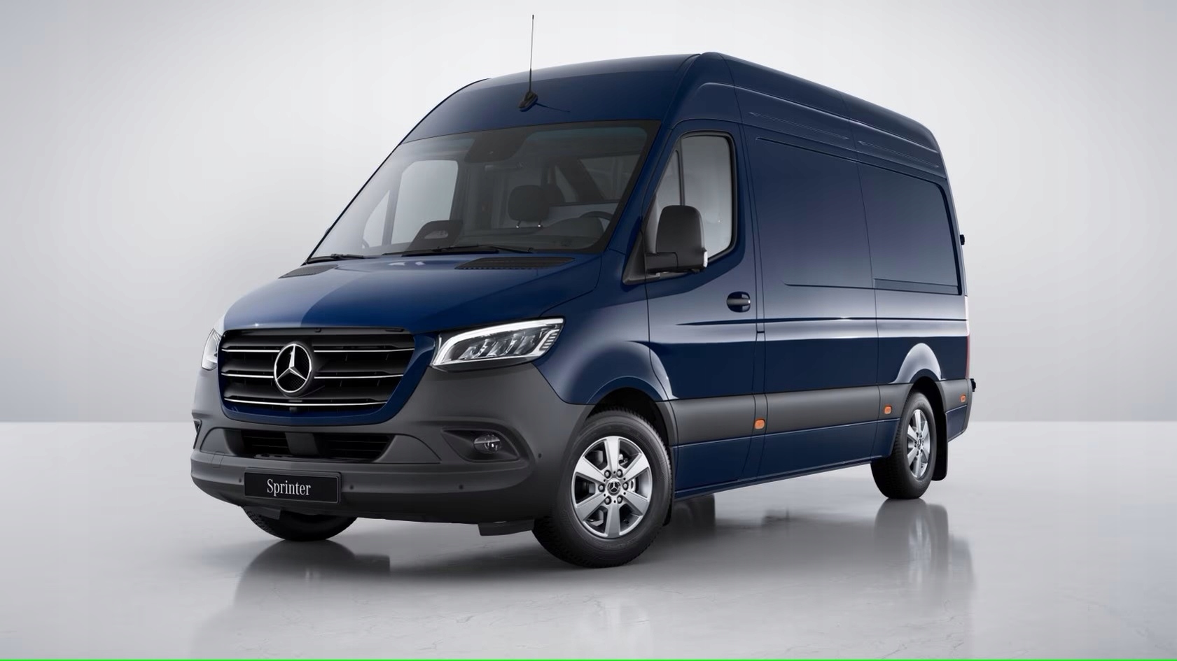 Pokrowce szyte na miarę MERCEDES SPRINTER W907 W910 od 2018- Kolor dodatkowy szary