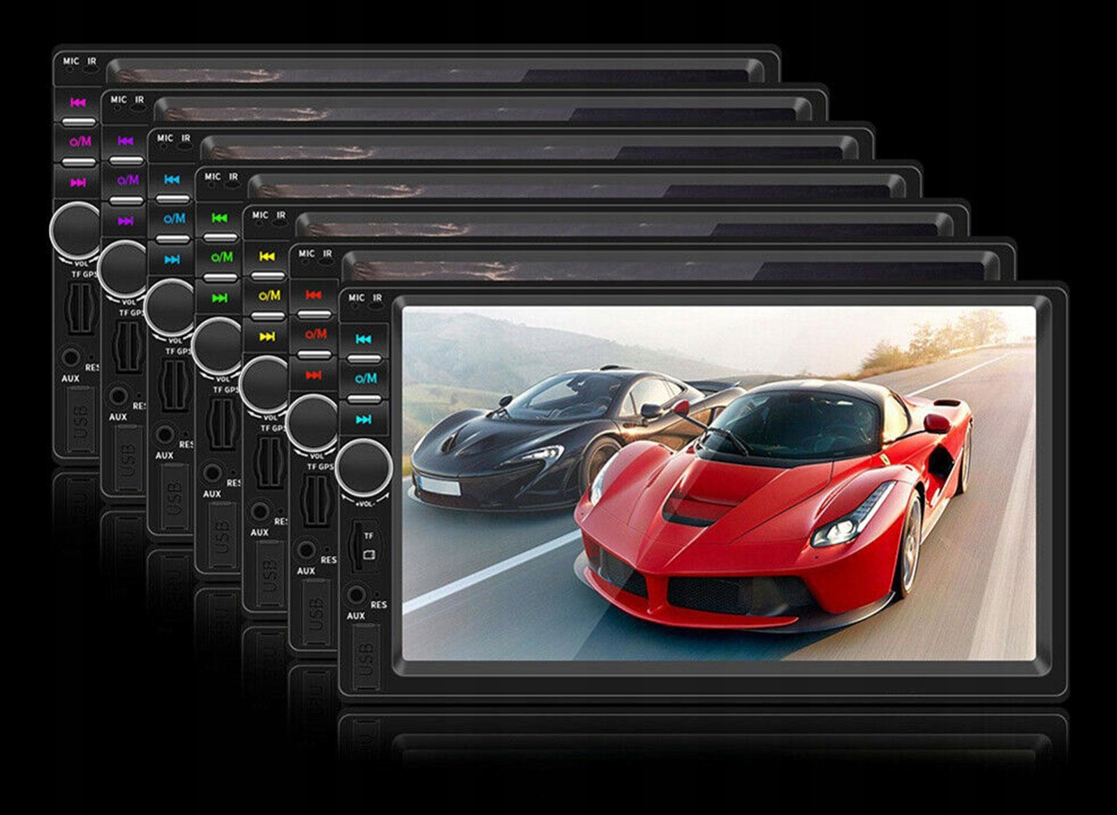 RADIO SAMOCHODOWE BLUETOOTH USB 2DIN WYŚWIETLACZ 7" Rodzaj akcesoryjny