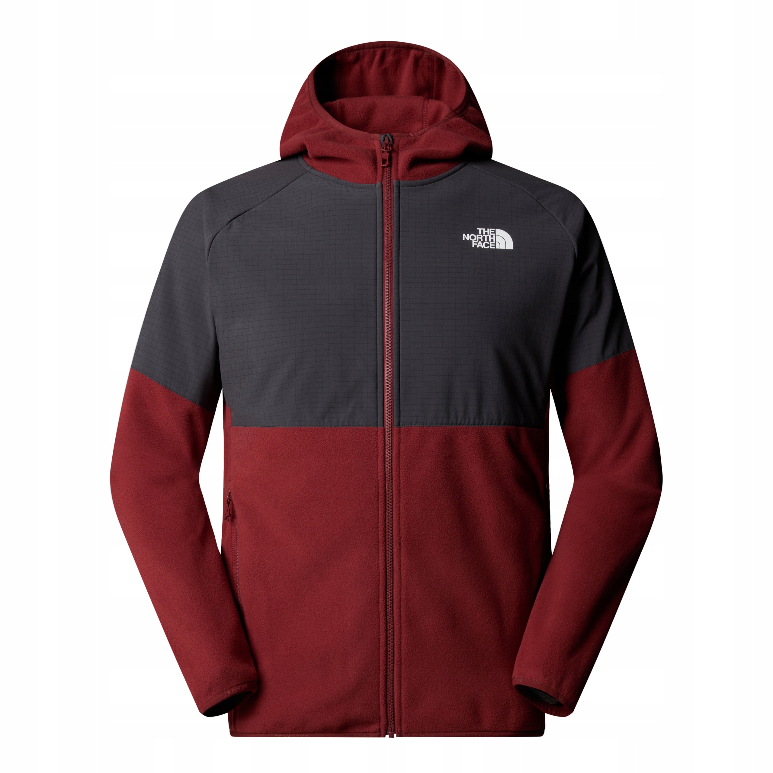 Polar Męski The North Face Glacier Heavyweight Hoody sumac/asphalt grey M