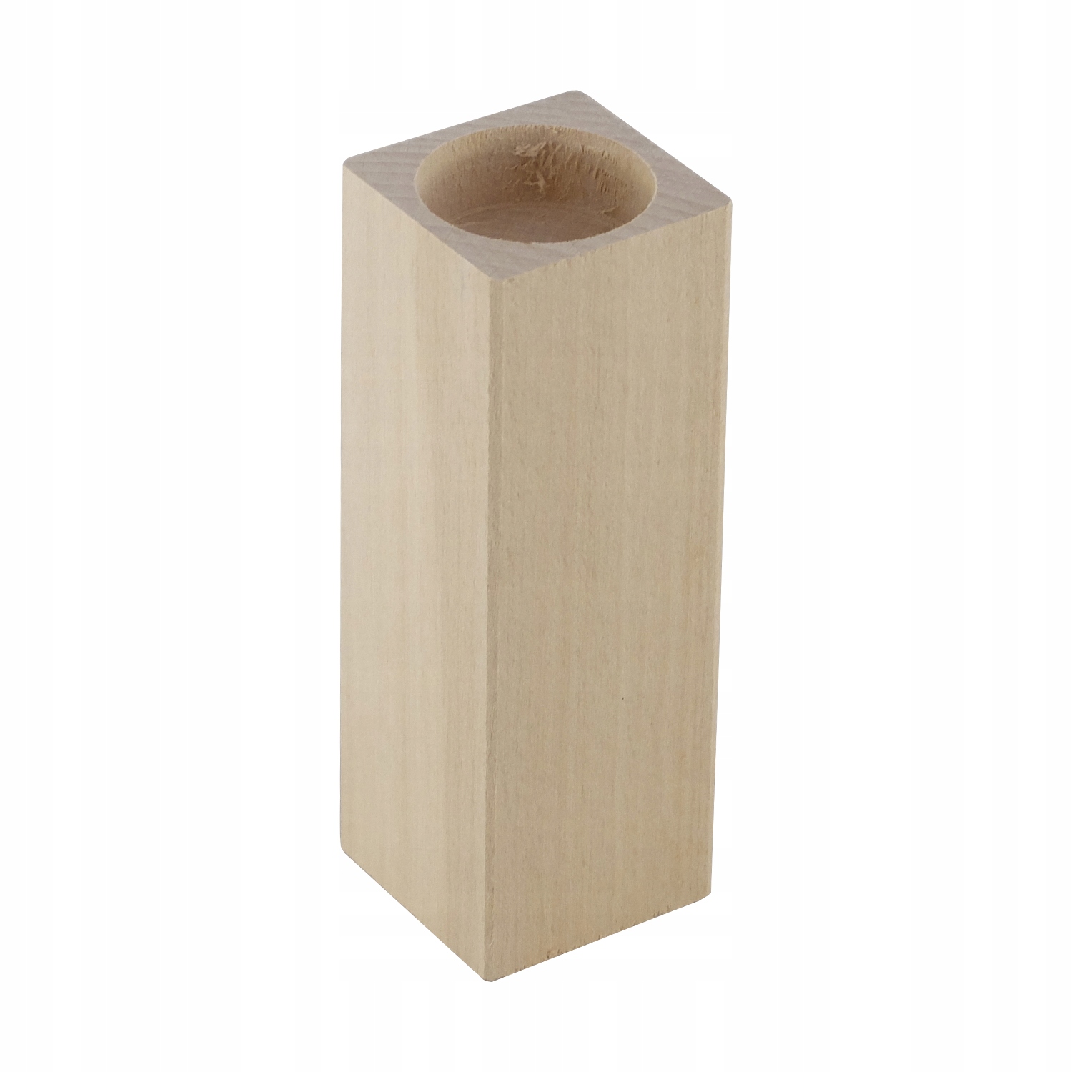 

Świecznik drewniany Tealight Kwadat decoupage 20cm