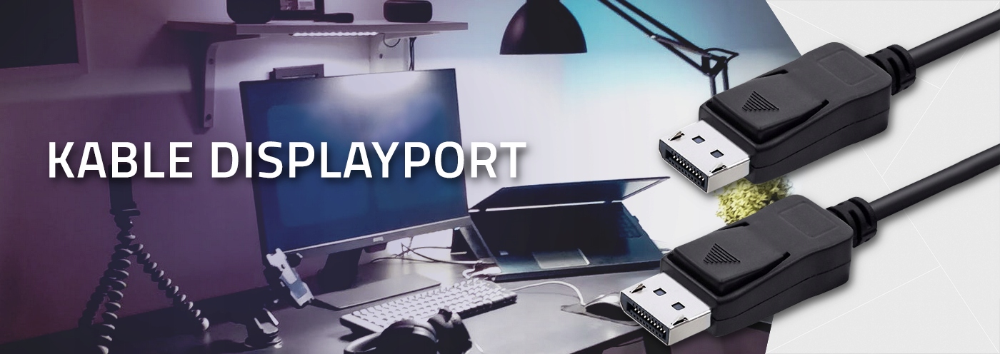 Qoltec DisplayPort v1.2 F DisplayPort v1.2 F 5K 3m Waga produktu z opakowaniem jednostkowym 0.132 kg