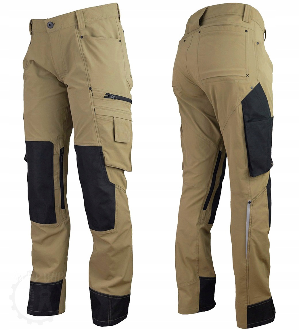 Kapsáče Outdoor lehké Elastické pracovní béžové L 50